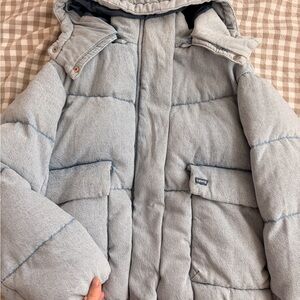 Levi's Soft Gray Quilted Jacket